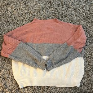 high neck sweater